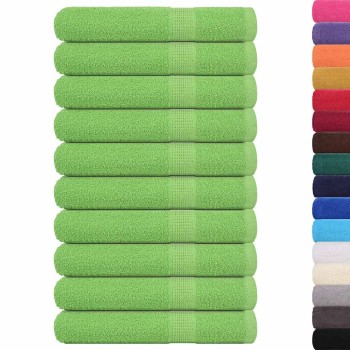 10 db frogn szaunatörölköző almazöld 80 x 200 cm 360 g/m²