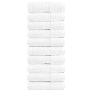 10 db prémium vendégtörölköző solund fehér 30 x 50 cm 600 g/m²