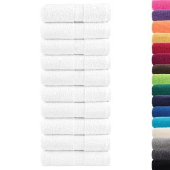 10 db prémium vendégtörölköző solund fehér 30 x 50 cm 600 g/m²