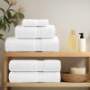 4 db prémium fürdőlepedő solund fehér 70 x 140 cm 600 g/m²