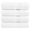 4 db prémium fürdőlepedő solund fehér 100 x 150 cm 600 g/m²
