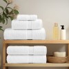 4 db prémium fürdőlepedő solund fehér 100 x 150 cm 600 g/m²