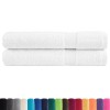 Prémium szaunatörölköző solund 2 db fehér 80 x 200 cm 600 g/m²