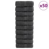 Prémium solund mosdótörlőkendők 50 db antracitszürke 30 x 30 cm 600 g/m²