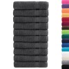 Prémium kéztörlő solund 10 db antracitszürke 50 x 100 cm 600 g/m²