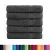 Prémium fürdőlepedők solund 25 db antracitszürke 70 x 140 cm 600 g/m²