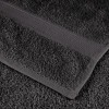 4 db prémium fürdőlepedő solund antracitszürke 100 x 150 cm 600 g/m²