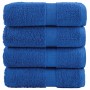 4 db prémium solund mosdótörölköző kék 30 x 30 cm 600 g/m²