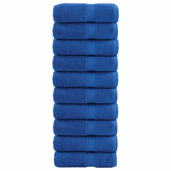 10 db prémium vendégtörölköző solund kék 30 x 50 cm 600 g/m²