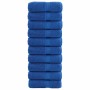 10 db prémium vendégtörölköző solund kék 30 x 50 cm 600 g/m²