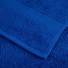 4 db prémium fürdőlepedő solund kék színben 70 x 140 cm 600 g/m²