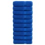 Prémium fürdőlepedők solund 10 db kék 100 x 150 cm 600 g/m²
