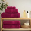 4 db prémium solund mosdótörlő bordó 30 x 30 cm 600 g/m²