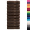 Prémium kéztörlő solund 10 db barna 50 x 100 cm 600 g/m²
