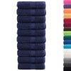10 db prémium vendégtörölköző solund sötétkék 30 x 50 cm 600 g/m²