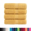 4 db prémium solund mosdótörölköző arany 30 x 30 cm 600 g/m²