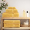 4 db prémium solund mosdótörölköző arany 30 x 30 cm 600 g/m²