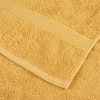 10 db prémium vendégtörölköző solund arany színben 30 x 50 cm 600 g/m²