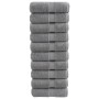 10 db prémium solund mosdótörölköző szürke 30 x 30 cm 600 g/m²