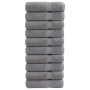 10 db prémium szürke solund fürdőlepedő 100 x 150 cm 600 g/m²