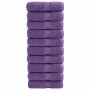 10 db prémium vendégtörölköző solund lila 30 x 50 cm 600 g/m²