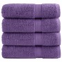 4 db prémium fürdőlepedő solund lila 100 x 150 cm 600 g/m²