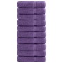 10 db prémium fürdőlepedő solund lila 100 x 150 cm 600 g/m²