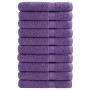 10 db prémium solund törölköző lila 100 x 200 cm 600 g/m²
