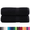 2 db prémium vendégtörölköző solund fekete 30 x 50 cm 600 g/m²