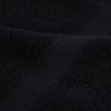 4 db prémium fürdőlepedő solund fekete 100 x 150 cm 600 g/m²