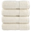 4 db prémium solund mosdótörlő krémszínű 30 x 30 cm 600 g/m²