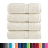 4 db prémium solund mosdótörlő krémszínű 30 x 30 cm 600 g/m²