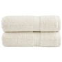 2 db prémium vendégtörölköző solund krémszínű 30 x 50 cm 600 g/m²