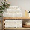 4 db prémium solund fürdőlepedő krémszínű 100 x 150 cm 600 g/m²