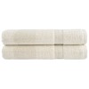 2 db prémium solund törölköző krémszínű 100 x 200 cm 600 g/m²