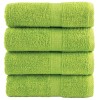 4 db prémium solund mosdótörlő almazöld 30 x 30 cm 600 g/m²