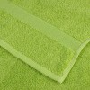 4 db prémium solund fürdőlepedő almazöld 100 x 150 cm 600 g/m²