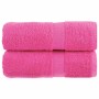 Prémium mosdótörölköző solund 2 db rózsaszín 30 x 30 cm 600 g/m²