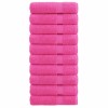 Premium zuhanytörölközők solund 10 db pink 70x140 cm 600 gsm