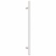 20 db ezüst rozsdamentes acél szekrényfogantyú 192 mm