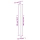 10 db ezüst rozsdamentes acél szekrényfogantyú 480 mm 10 db ezüst rozsdamentes acél szekrényfogantyú 480 mm