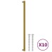10 db aranyszínű rozsdamentes acél szekrényfogantyú 480 mm
