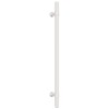 10 db ezüst rozsdamentes acél szekrényfogantyú 224 mm