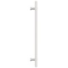 10 db ezüst rozsdamentes acél szekrényfogantyú 224 mm