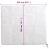 Növényvédő huzat cipzárral 70 g/m² 2,36 x 2 m