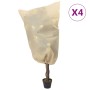 4 db növényvédő huzat zsinórral 70 g/m² 0,8 x 1,2 m