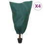 4 db növényvédő huzat zsinórral 70 g/m² 0,8 x 1,2 m