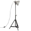 Vintage ezüst állólámpa 25 w 35x35x65/95 cm e27