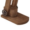 Antik sárgaréz asztali lámpa 25 w 23 x 13 x 52 cm e27