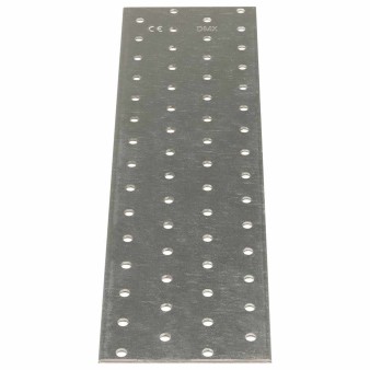 20 db horganyzott acél perforált lemez 2 mm 300x80 mm